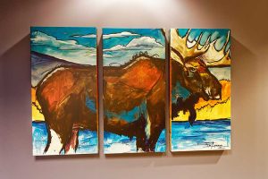 Lincoln Pediatric Dentistry East Office - Moose Painting